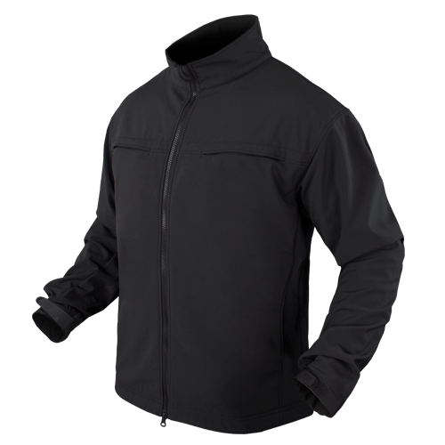 Condor Covert Softshell Jacket Outerwear Condor Outdoor Black Small Tactical Gear Supplier Tactical Distributors Australia