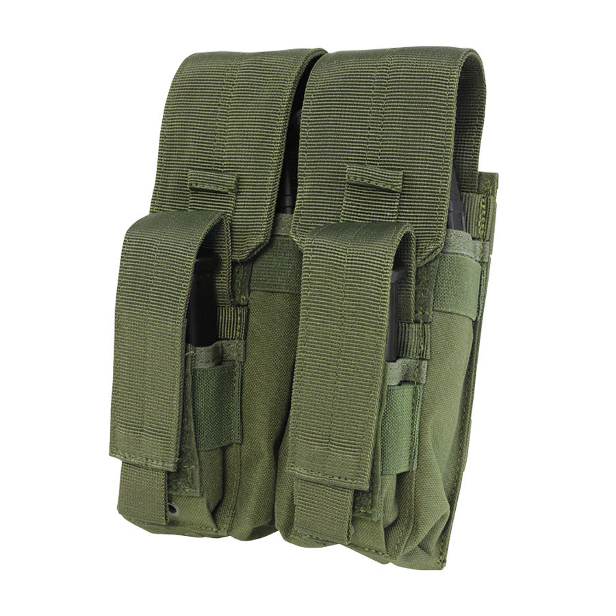 Condor Double AK Kangaroo Mag Pouch Accessories Condor Outdoor Olive Drab Tactical Gear Supplier Tactical Distributors Australia