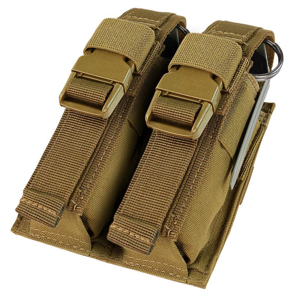 Condor Double Flashbang Pouch Accessories Condor Outdoor Coyote Brown Tactical Gear Supplier Tactical Distributors Australia