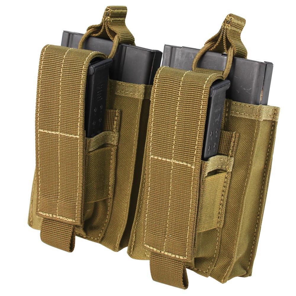 Condor Double Kangaroo M14 Mag Pouch Accessories Condor Outdoor Coyote Brown Tactical Gear Supplier Tactical Distributors Australia