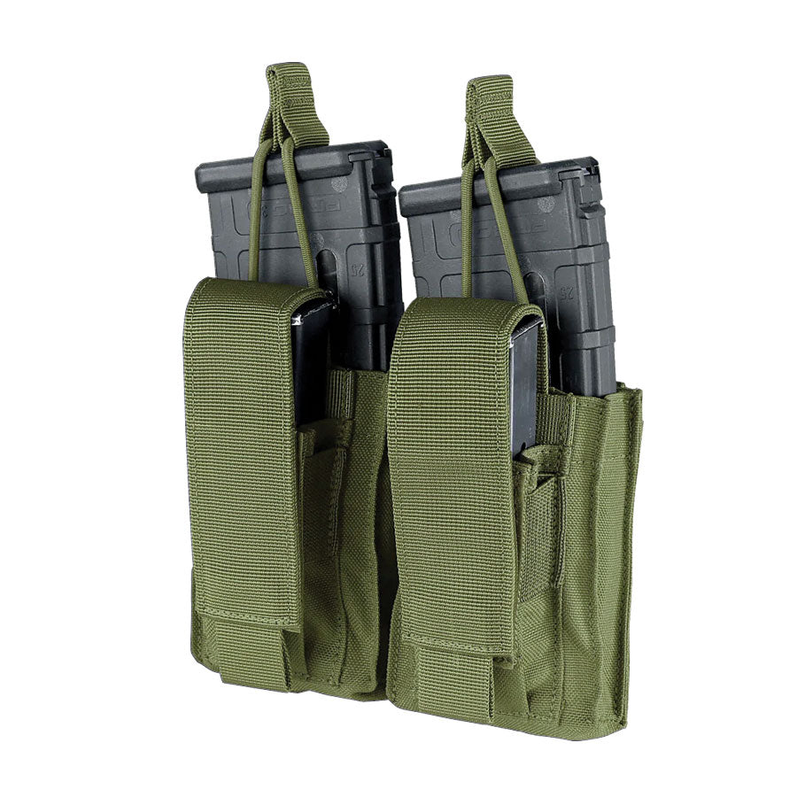 Condor Double Kangaroo Mag Pouch Gen II Accessories Condor Outdoor Olive Drab Tactical Gear Supplier Tactical Distributors Australia