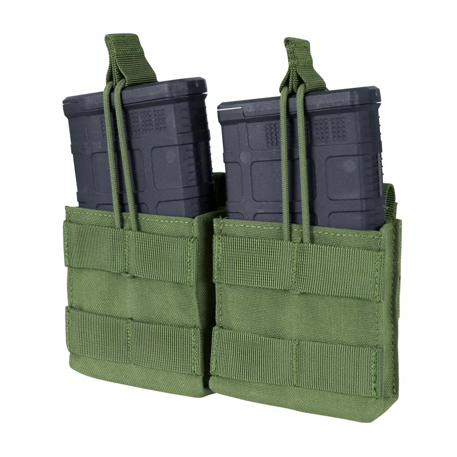 Condor Double M14 Open-Top Mag Pouch Accessories Condor Outdoor Olive Drab Tactical Gear Supplier Tactical Distributors Australia