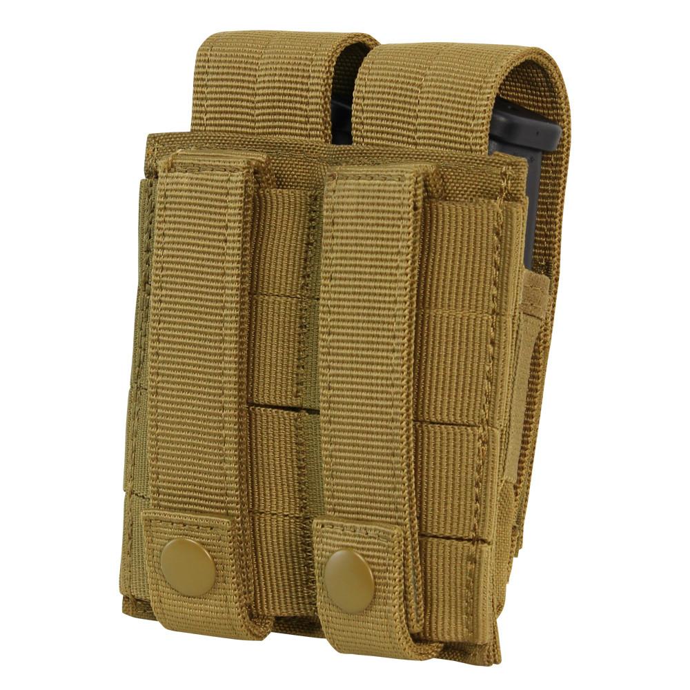 Condor Double Pistol Mag Pouch Black Accessories Condor Outdoor Tactical Gear Supplier Tactical Distributors Australia