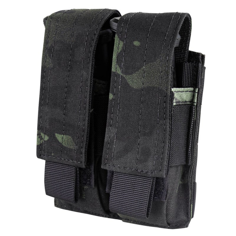 Condor Double Pistol Mag Pouch Multicam Black Accessories Condor Outdoor Tactical Gear Supplier Tactical Distributors Australia