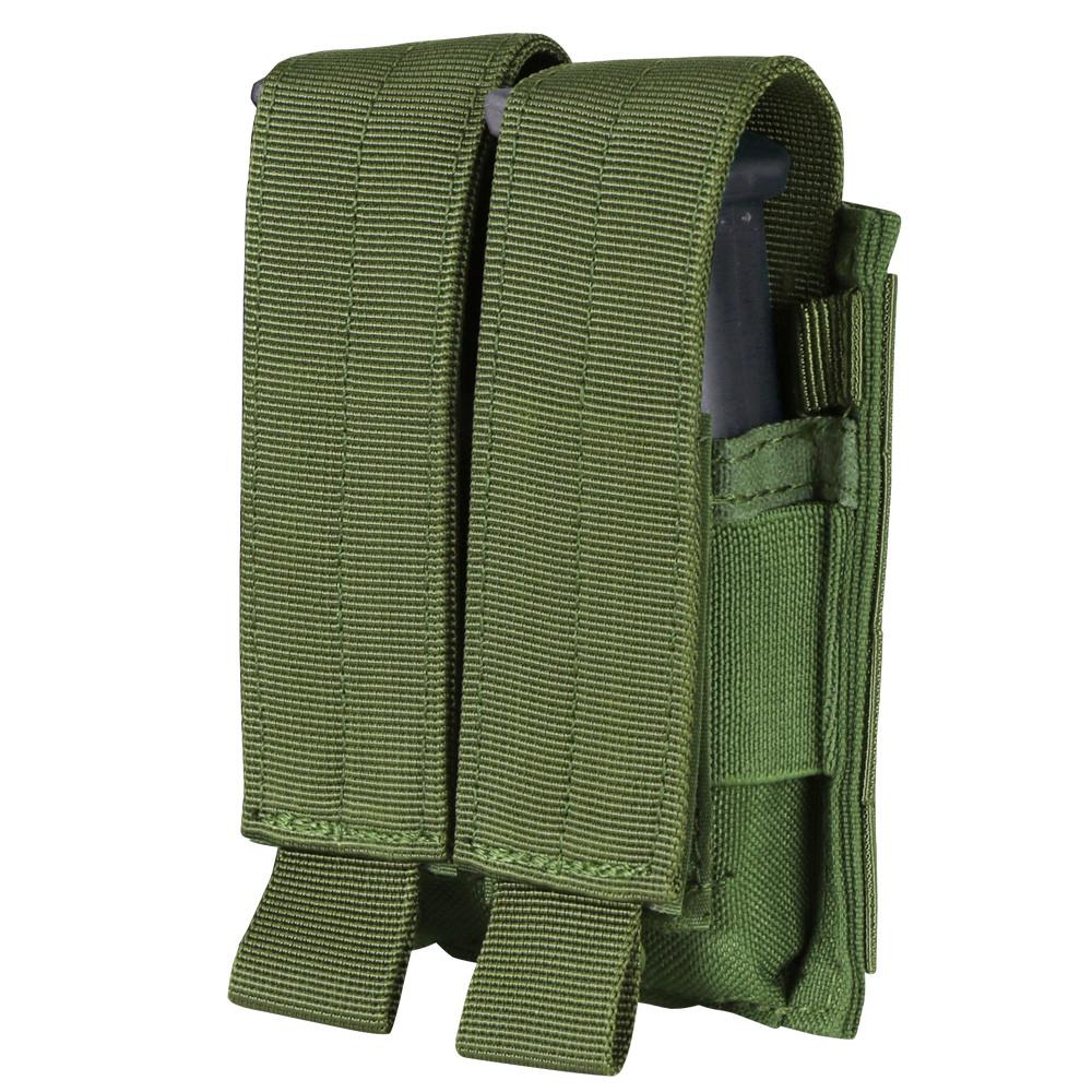 Condor Double Pistol Mag Pouch Olive Drab Accessories Condor Outdoor Tactical Gear Supplier Tactical Distributors Australia