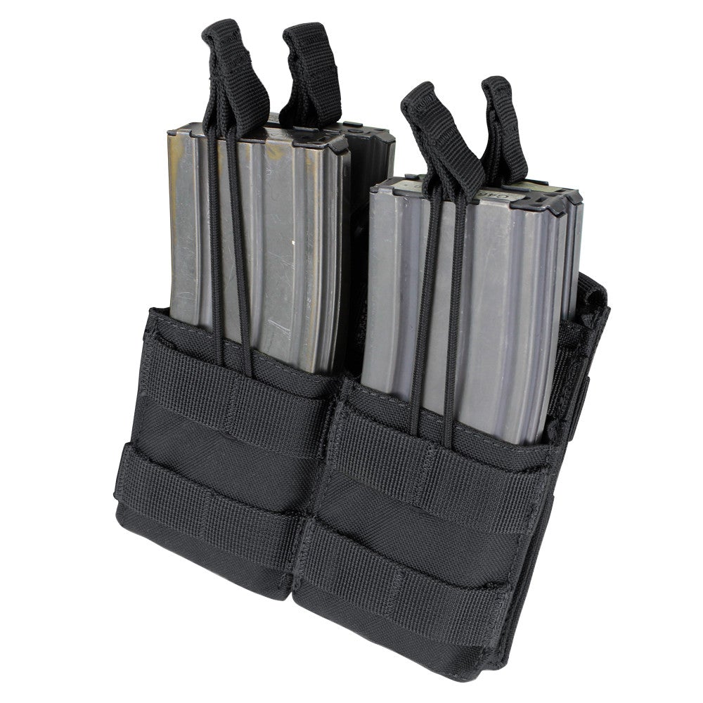 Condor Double Stacker M4 Mag Pouch Accessories Condor Outdoor Black Tactical Gear Supplier Tactical Distributors Australia