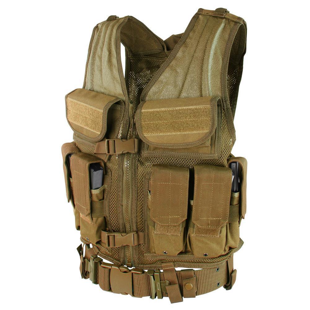Condor Elite Tactical Vest Tactical Condor Outdoor Coyote Brown Tactical Gear Supplier Tactical Distributors Australia
