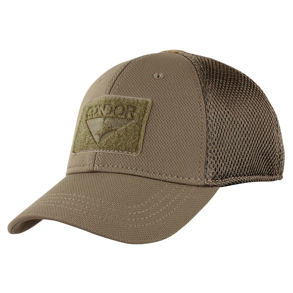 Condor Flex Mesh Cap Accessories Condor Outdoor Coyote Brown Small/Medium Tactical Gear Supplier Tactical Distributors Australia