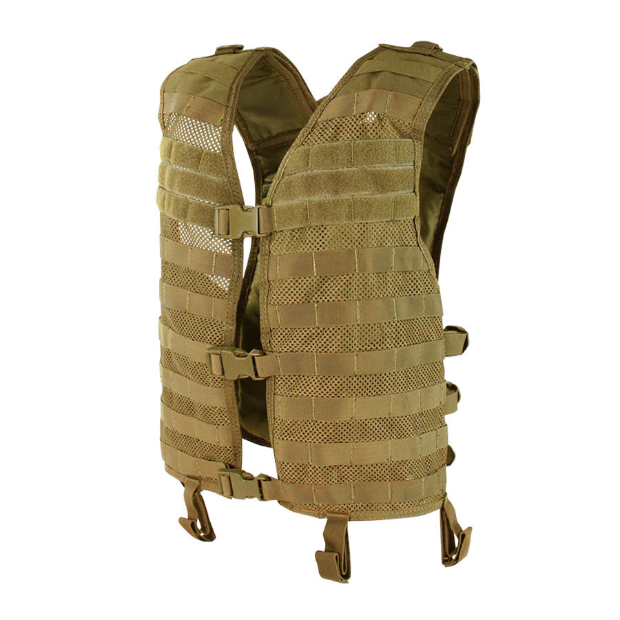 Condor Mesh Hydration Vest Vests & Plate Carriers Condor Outdoor Black Tactical Gear Supplier Tactical Distributors Australia