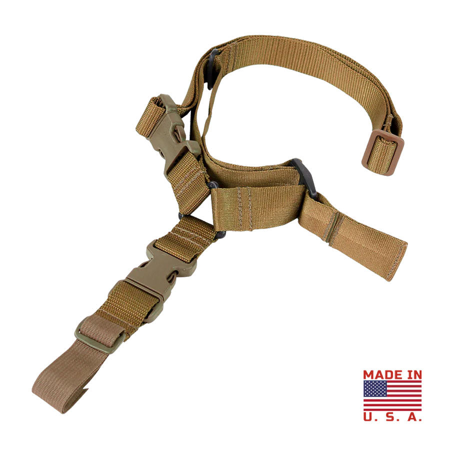 Condor Quick 1-Point Sling Accessories Condor Outdoor Coyote Brown Tactical Gear Supplier Tactical Distributors Australia