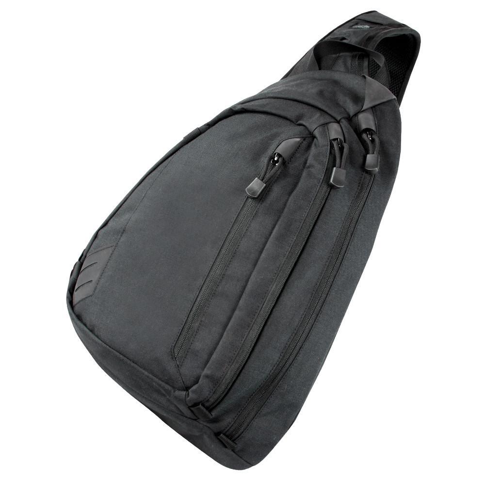 Condor Sector Sling Bag Bags, Packs and Cases Condor Outdoor Black Tactical Gear Supplier Tactical Distributors Australia