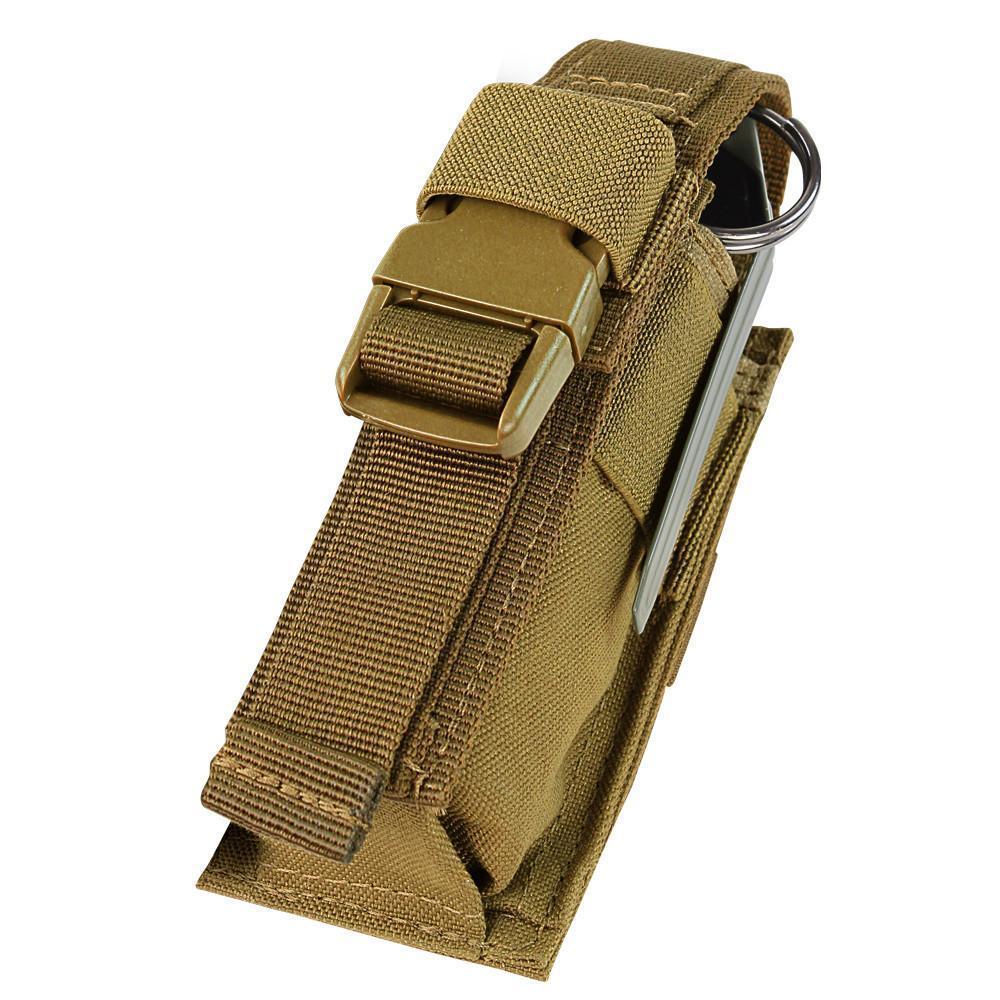 Condor Single Flashbang Pouch Accessories Condor Outdoor Coyote Brown Tactical Gear Supplier Tactical Distributors Australia