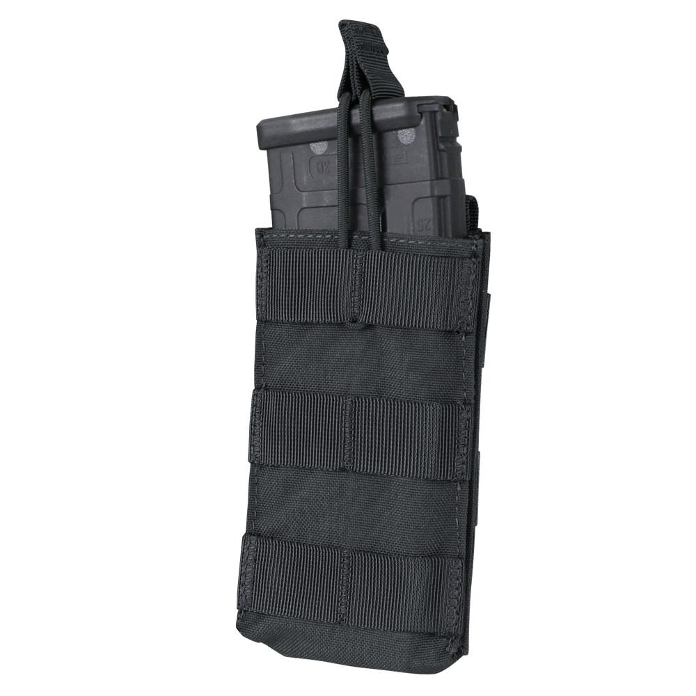 Condor Single M4 M16 Open Top Mag Pouch Accessories Condor Outdoor Black Tactical Gear Supplier Tactical Distributors Australia