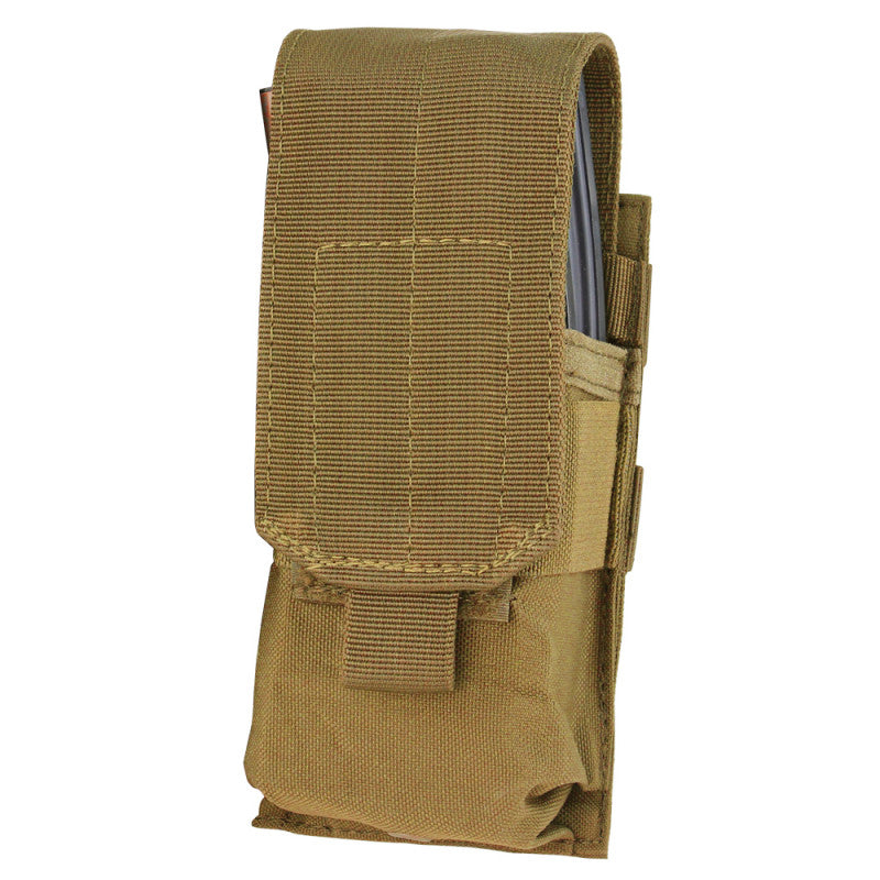 Condor Single M4 Mag Pouch Accessories Condor Outdoor Coyote Brown Tactical Gear Supplier Tactical Distributors Australia