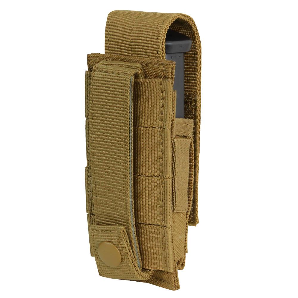 Condor Single Pistol Mag Pouch Black Accessories Condor Outdoor Tactical Gear Supplier Tactical Distributors Australia