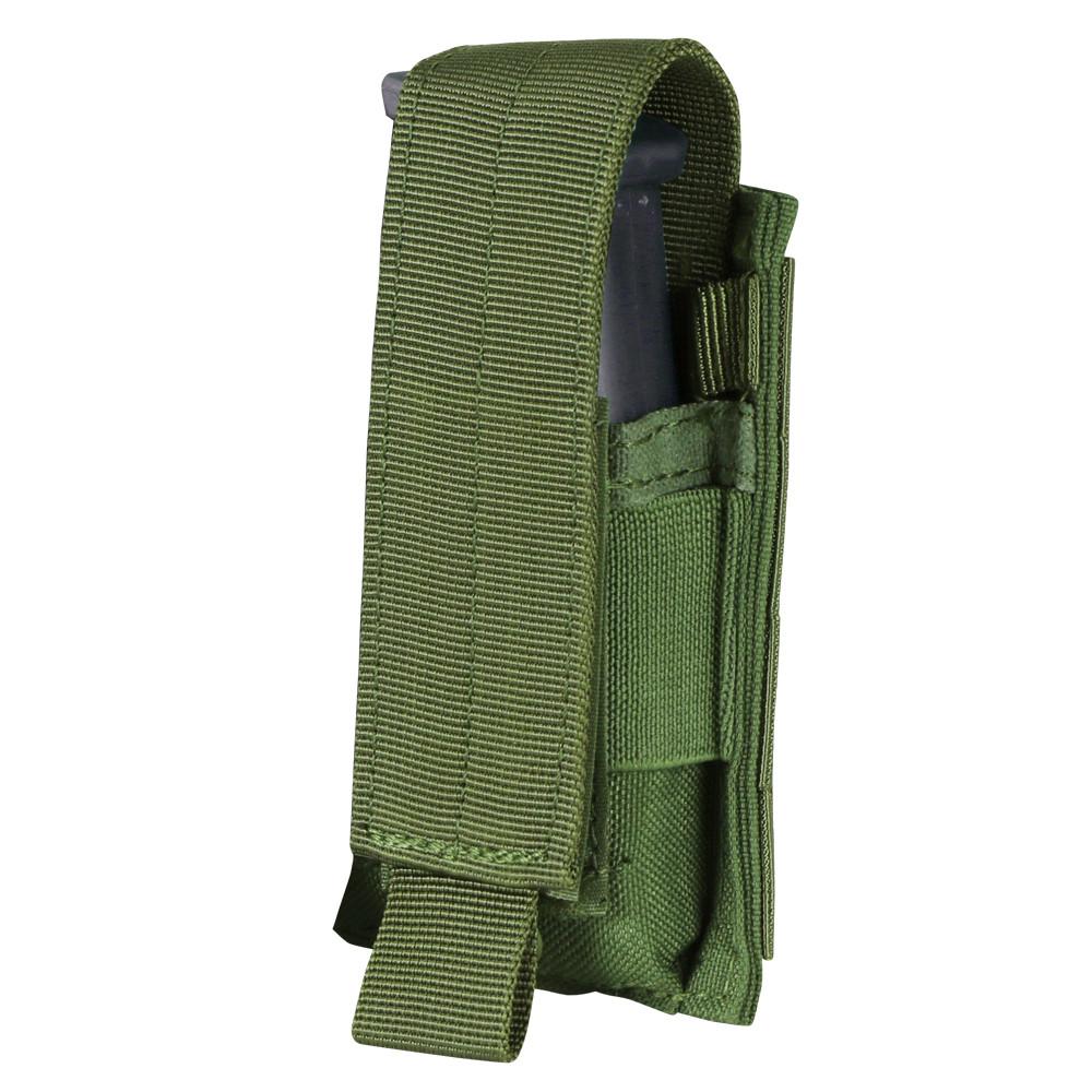 Condor Single Pistol Mag Pouch Olive Drab Accessories Condor Outdoor Tactical Gear Supplier Tactical Distributors Australia