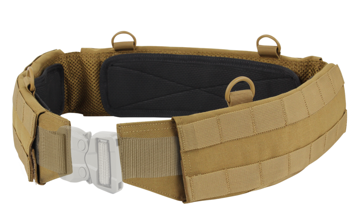 Condor Slim Battle Belt Accessories Condor Outdoor Coyote Brown Small Tactical Gear Supplier Tactical Distributors Australia