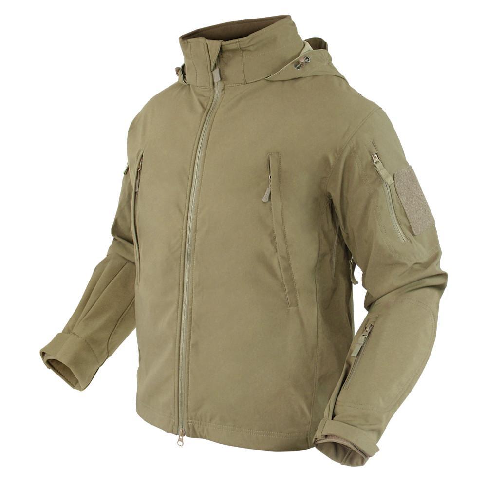 Condor Summit Zero Lightweight Softshell Jacket Outerwear Condor Outdoor Tan Small Tactical Gear Supplier Tactical Distributors Australia