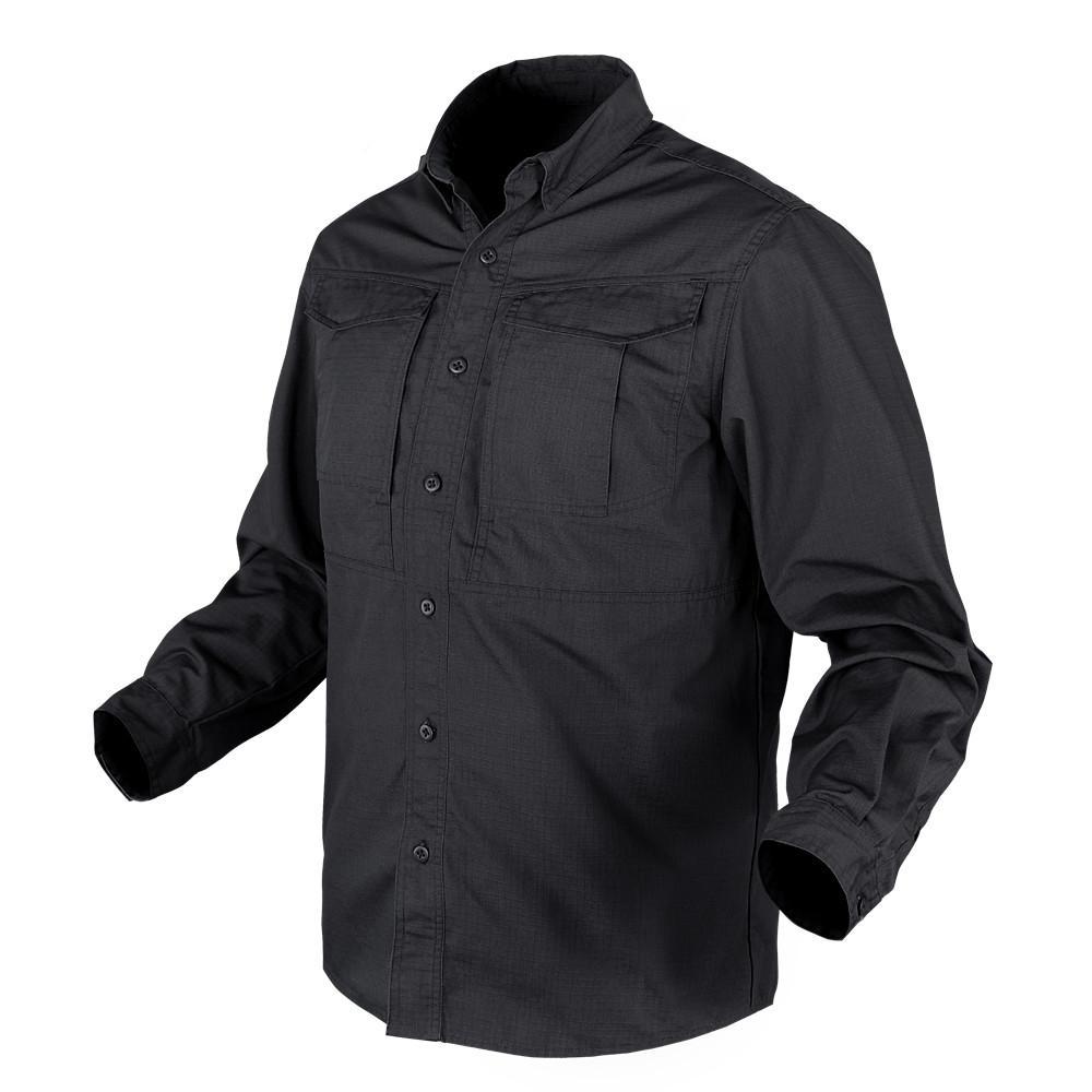 Condor TAC-PRO Shirt Shirts Condor Outdoor Black Small Tactical Gear Supplier Tactical Distributors Australia