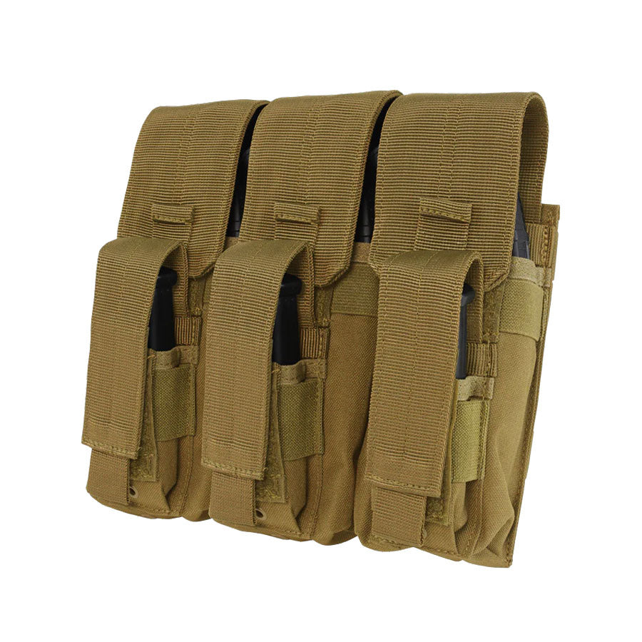 Condor Triple AK Kangaroo Mag Pouch Accessories Condor Outdoor Coyote Brown Tactical Gear Supplier Tactical Distributors Australia