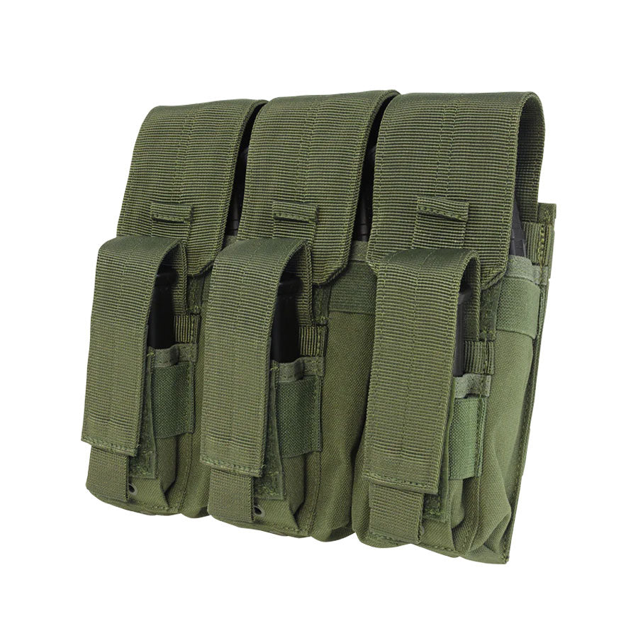 Condor Triple AK Kangaroo Mag Pouch Accessories Condor Outdoor Olive Drab Tactical Gear Supplier Tactical Distributors Australia