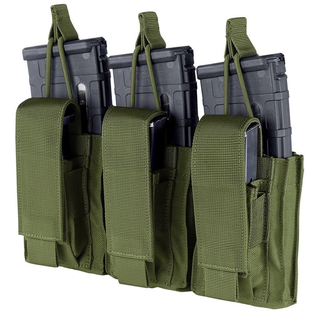 Condor Triple Kangaroo Mag Pouch Gen II Accessories Condor Outdoor Olive Drab Tactical Gear Supplier Tactical Distributors Australia