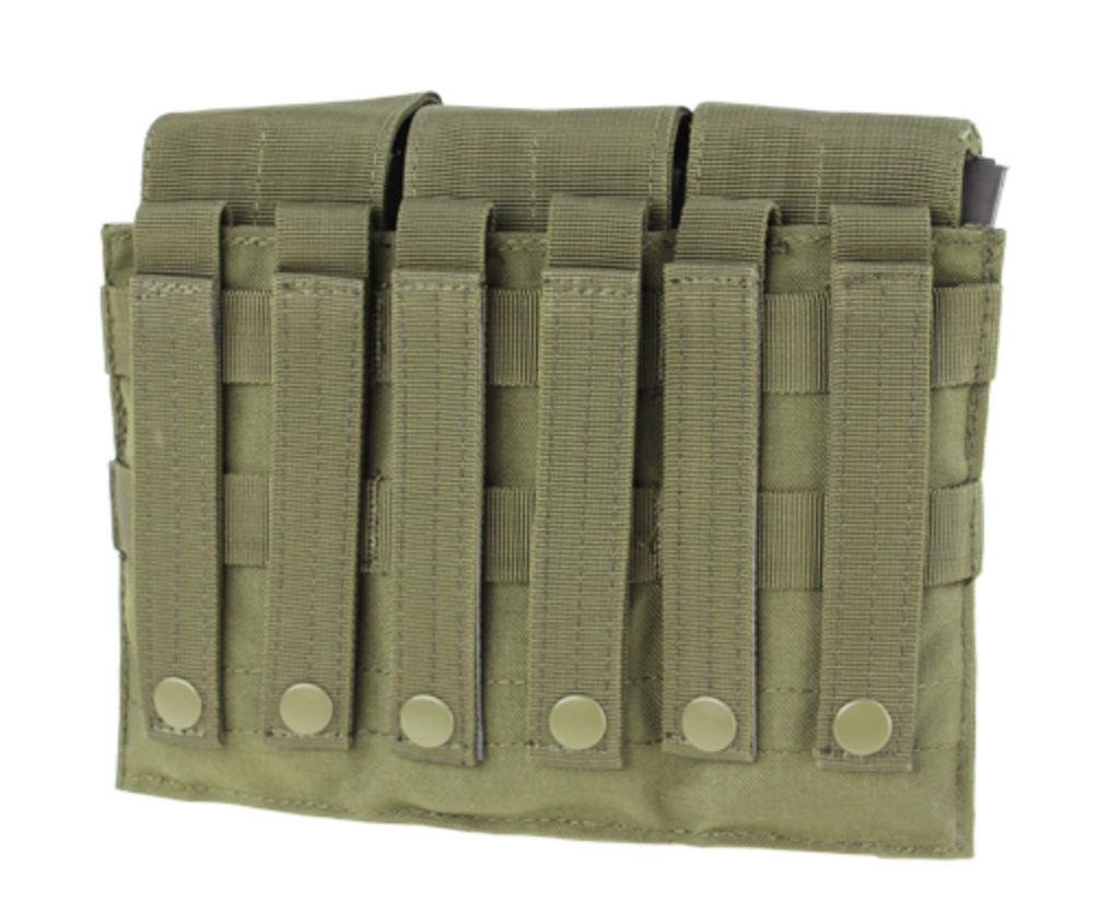 Condor Triple M4 Mag Pouch OD Green Accessories Condor Outdoor Tactical Gear Supplier Tactical Distributors Australia