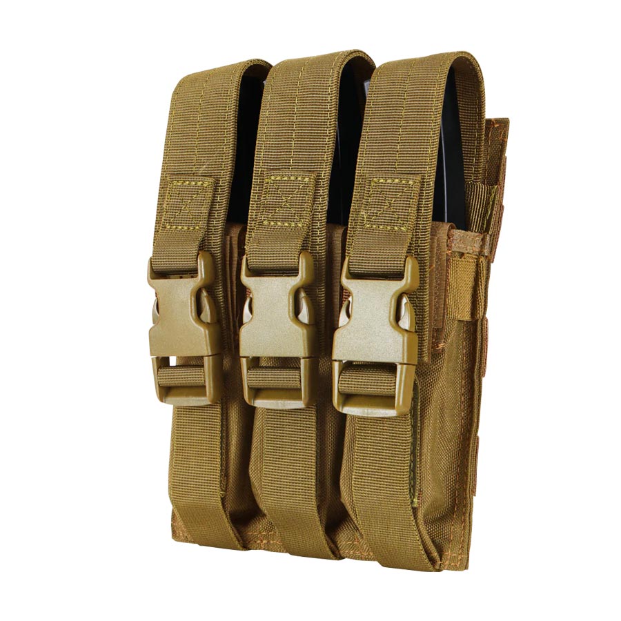 Condor Triple MP5 Mag Pouch Accessories Condor Outdoor Black Tactical Gear Supplier Tactical Distributors Australia