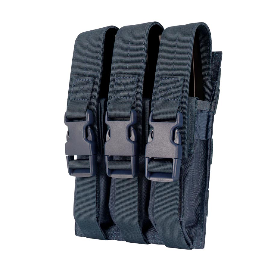 Condor Triple MP5 Mag Pouch Accessories Condor Outdoor Navy Tactical Gear Supplier Tactical Distributors Australia