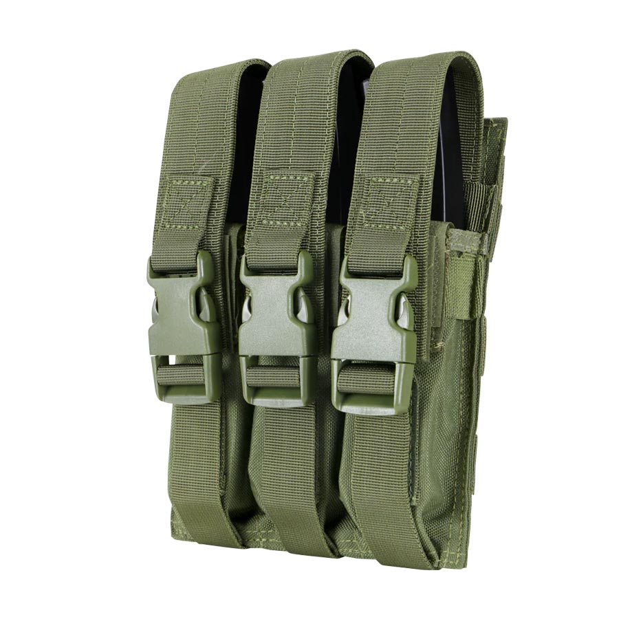 Condor Triple MP5 Mag Pouch Accessories Condor Outdoor Olive Drab Tactical Gear Supplier Tactical Distributors Australia