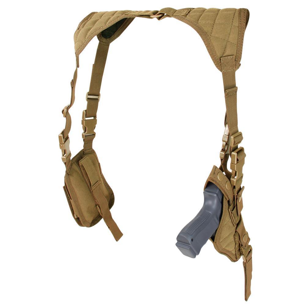 Condor Vertical Shoulder Holster Accessories Condor Outdoor Coyote Brown Tactical Gear Supplier Tactical Distributors Australia