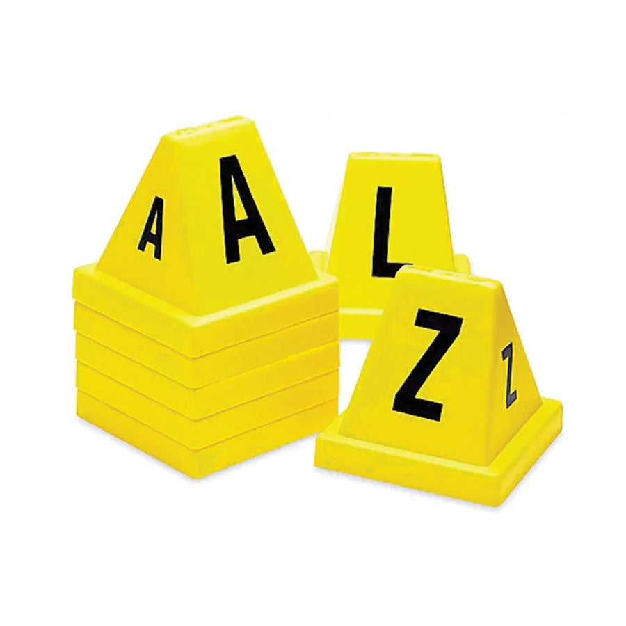 CSI Co Letter Cones A-Z - Yellow Crime Scene Investigation CSI Co Tactical Gear Supplier Tactical Distributors Australia