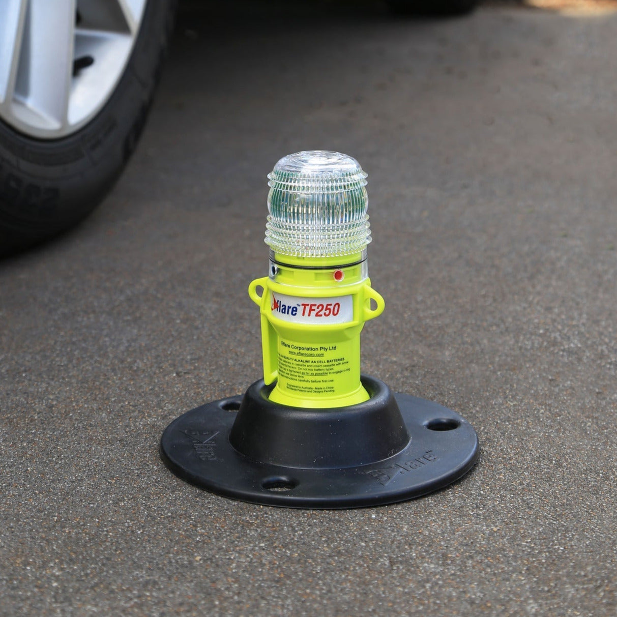 Eflare TF250 Safety Red Flashing with Torch Function and Rubber Base ...