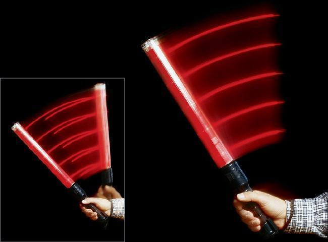 EMI Flashback LED Light Baton Traffic Controller Wand Red - Tactical Gear