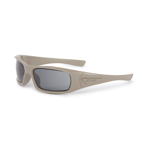 ESS 5B Sunglasses Tan Frame Smoke Gray Lenses Eyewear Eye Safety Systems Tactical Gear Supplier Tactical Distributors Australia