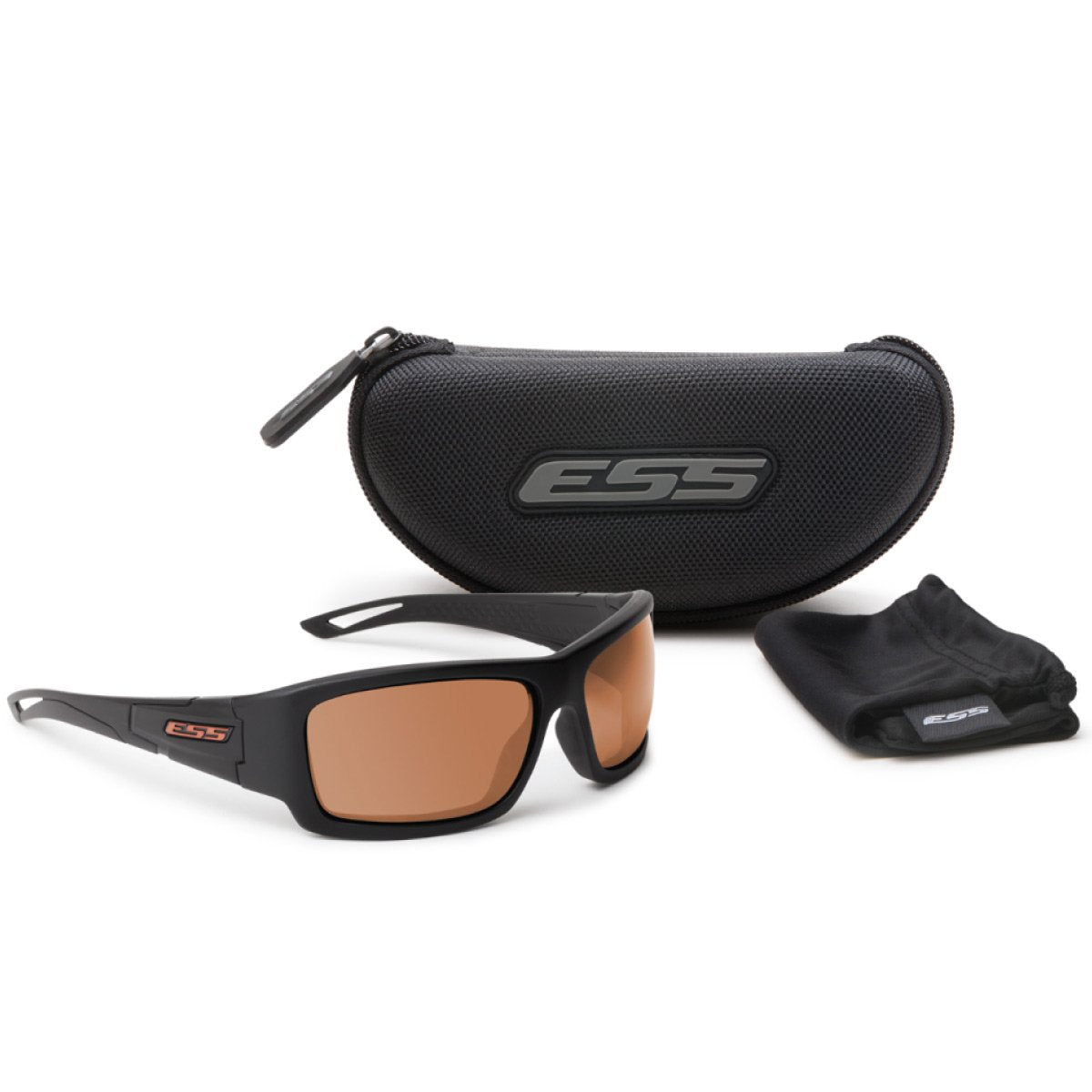 ESS Credence Sunglasses Black Frame Mirrored Copper Lens Eyewear Eye Safety Systems Tactical Gear Supplier Tactical Distributors Australia