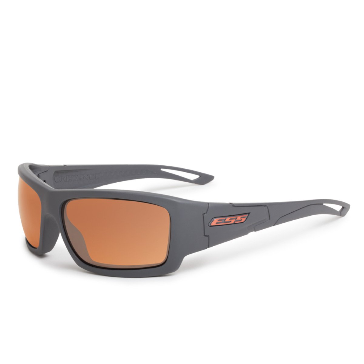 ESS Credence Sunglasses Gray Frame Mirrored Copper Lens - Tactical Gear