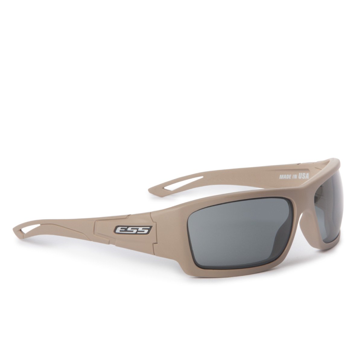 ESS Credence Sunglasses Terrain Tan Frame Smoke Gray Lens Eyewear Eye Safety Systems Tactical Gear Supplier Tactical Distributors Australia