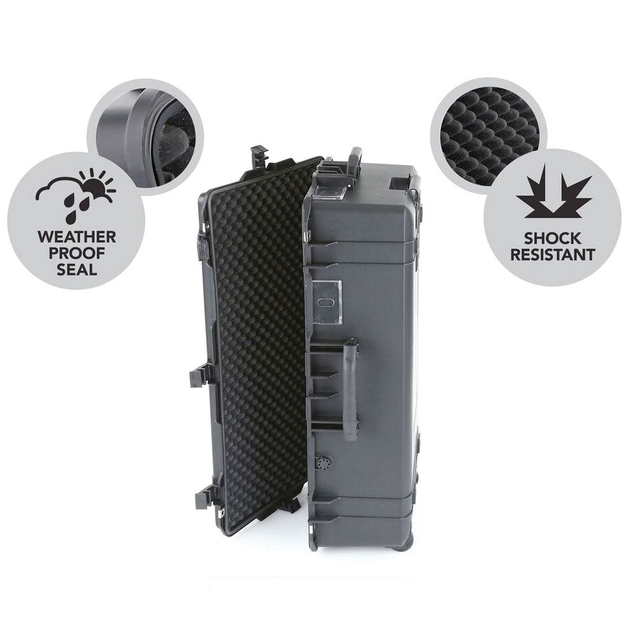 Evolution Gear 5660 Lite Series Trolley Hard Case in Black Bags, Packs and Cases Evolution Gear Tactical Gear Supplier Tactical Distributors Australia