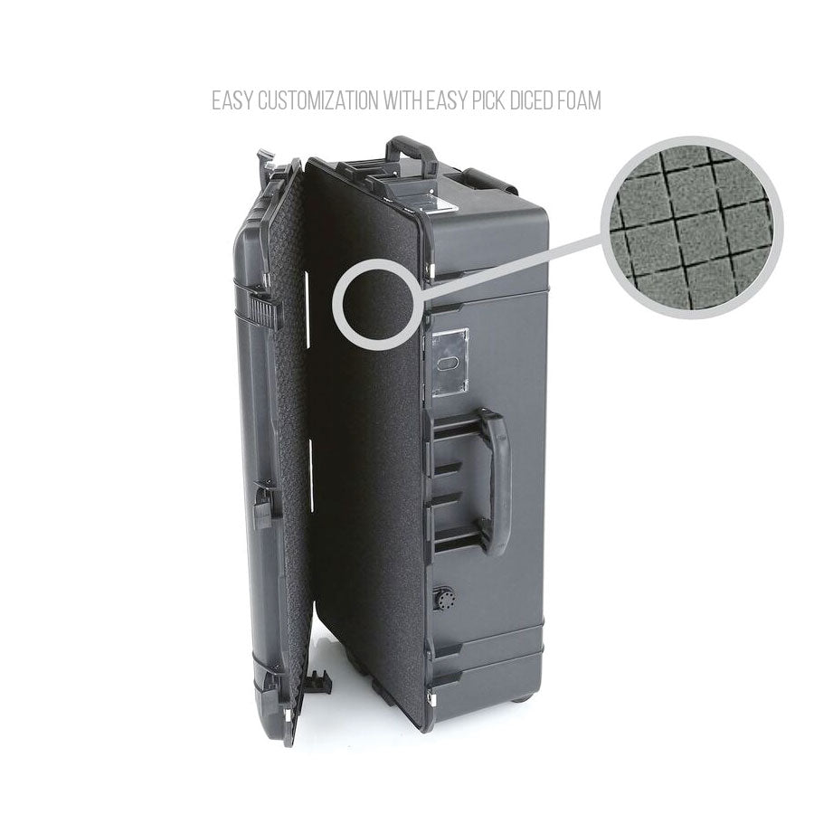 Evolution Gear 5660 Lite Series Trolley Hard Case in Black Bags, Packs and Cases Evolution Gear Tactical Gear Supplier Tactical Distributors Australia