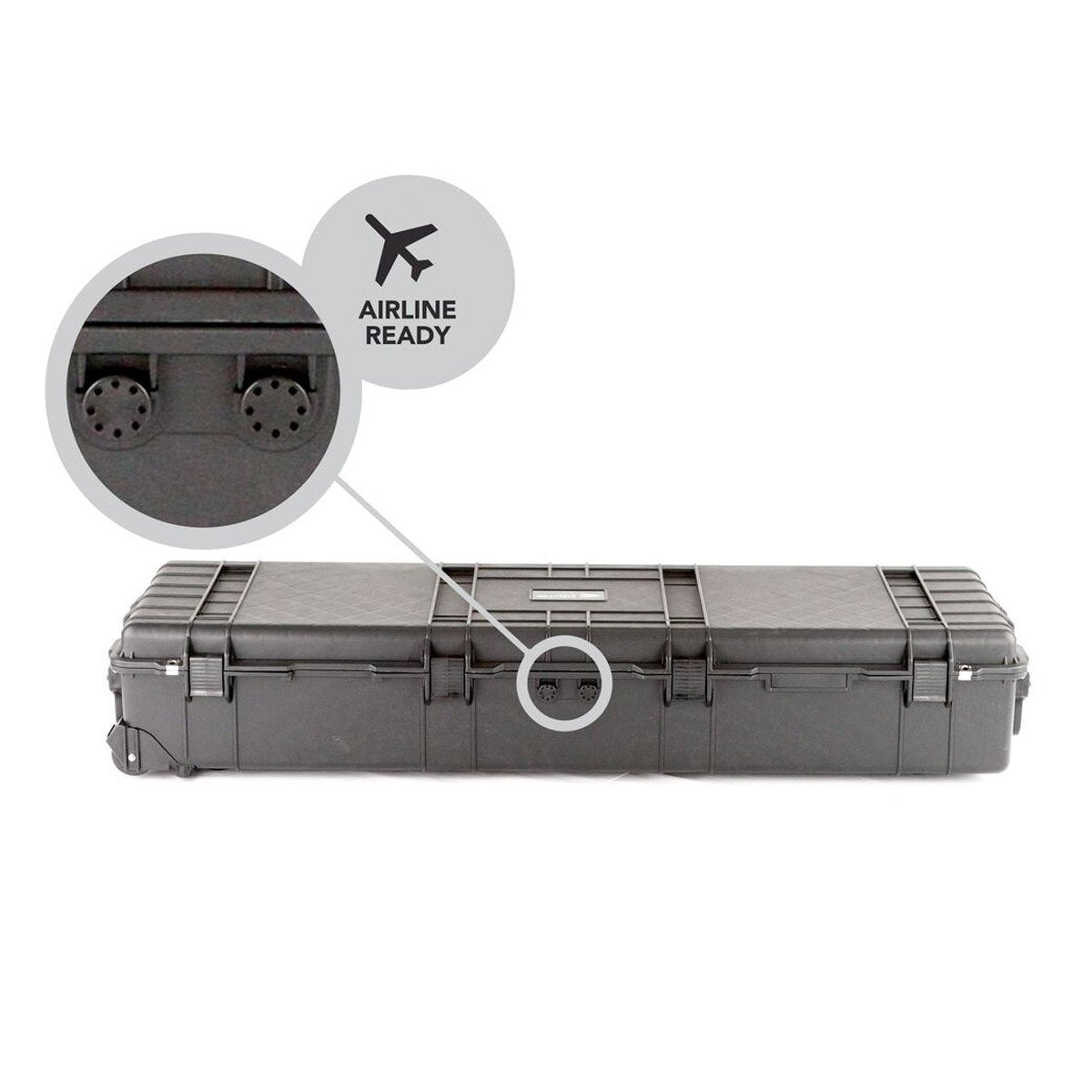 Evolution Gear Deep and Long Hard Telescope Case 2555 Black Bags, Packs and Cases Evolution Gear Tactical Gear Supplier Tactical Distributors Australia