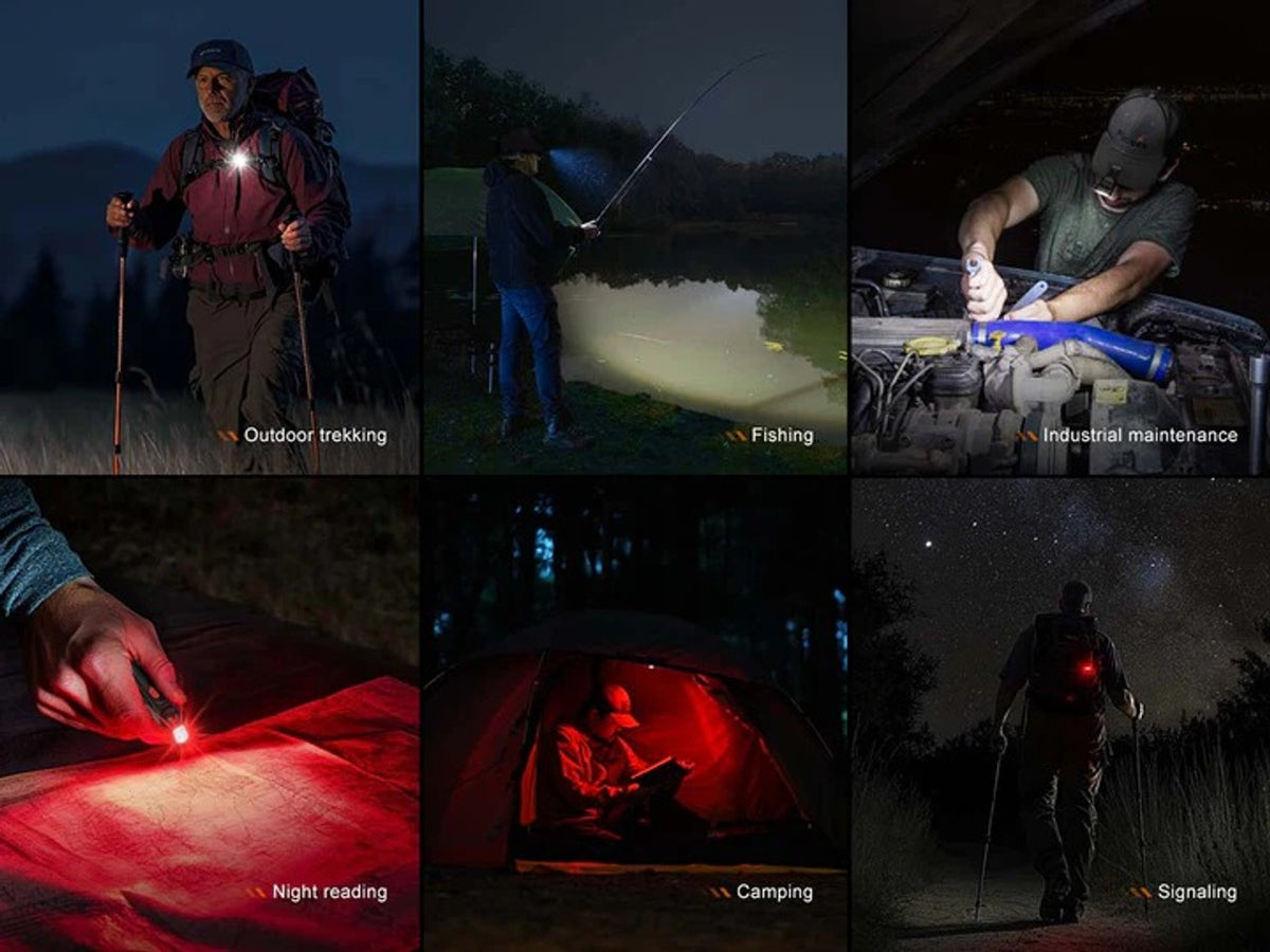 Fenix SW05R-RED Adjustable head 150 lumen output with red light