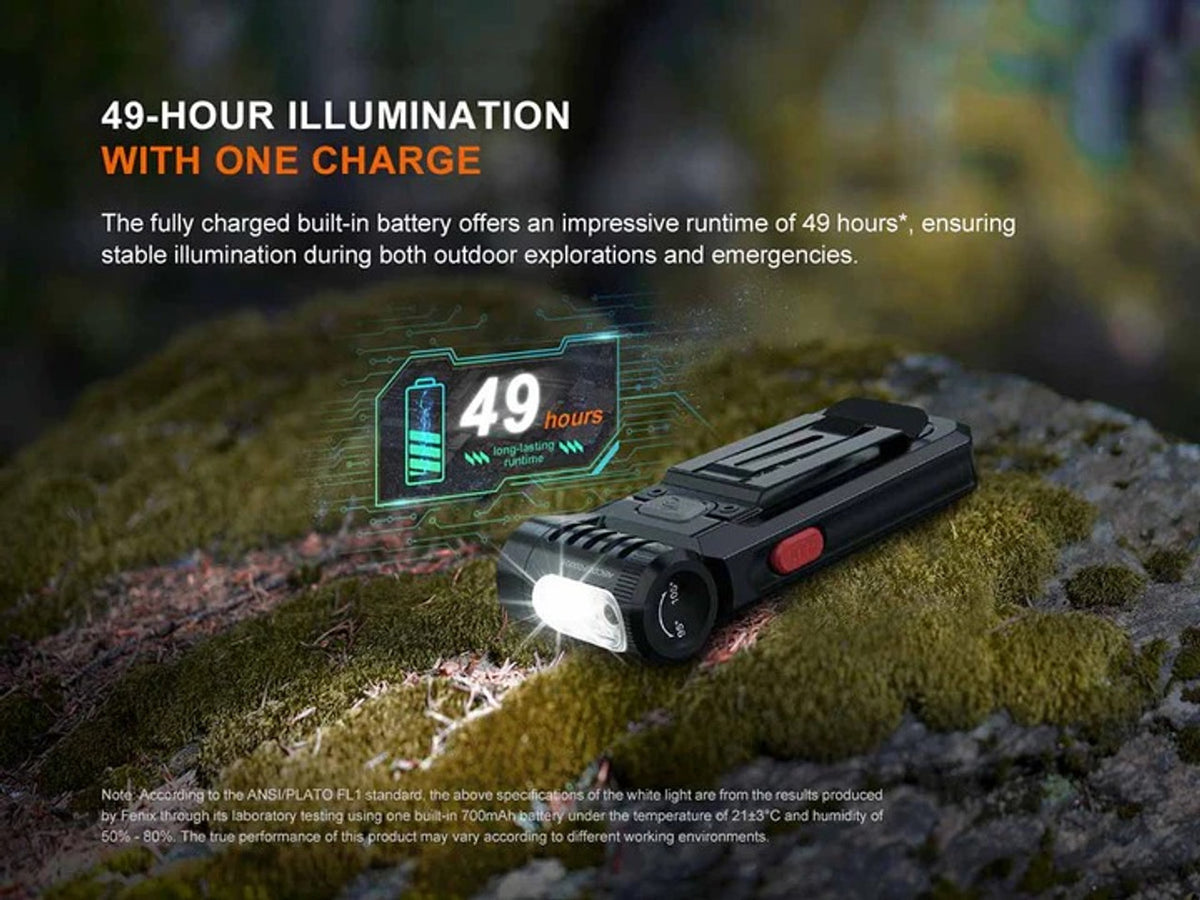 Fenix SW05R-RED Adjustable head 150 lumen output with red light