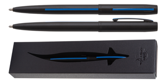 Fisher Space Pen M4BLEBL Non Reflective Matte Black Law Enforcement Cap-O-Matic Space Pen Accessories Fisher Space Pens Tactical Gear Supplier Tactical Distributors Australia