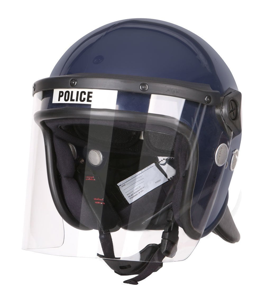 Gentex Argus Public Order Anti Riot Helmet 017T 3mm Visor Navy No Decal Tactical Argus Size 00 (50-51cm) Blue No Decal Tactical Gear Supplier Tactical Distributors Australia