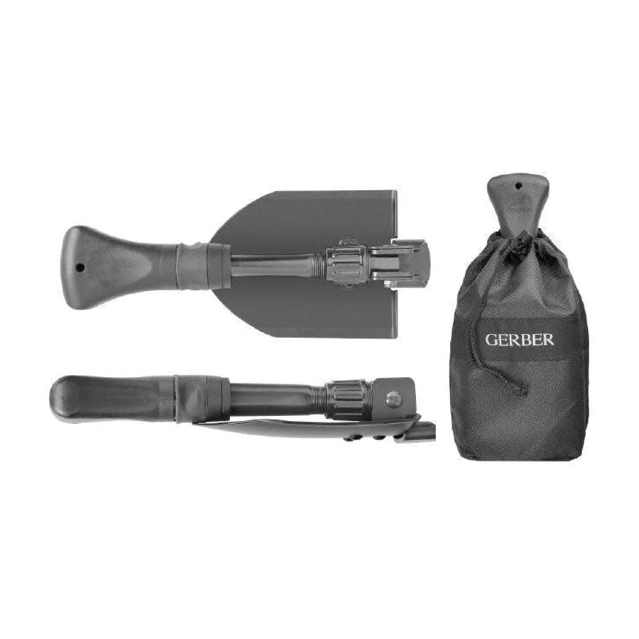 Gerber Gorge Light Weight Camping Folding Shovel Collapsible Spade Tactical Gear