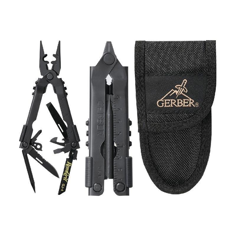 Gerber Multi-Plier 600 DET Black Multi-Tools Gerber Tactical Gear Supplier Tactical Distributors Australia