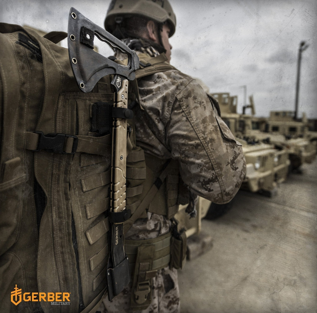 Gerber Tactical Downrange Tomahawk and Pry Bar Entry Tool Tactical Gear Gerber Tactical Gear Supplier Tactical Distributors Australia