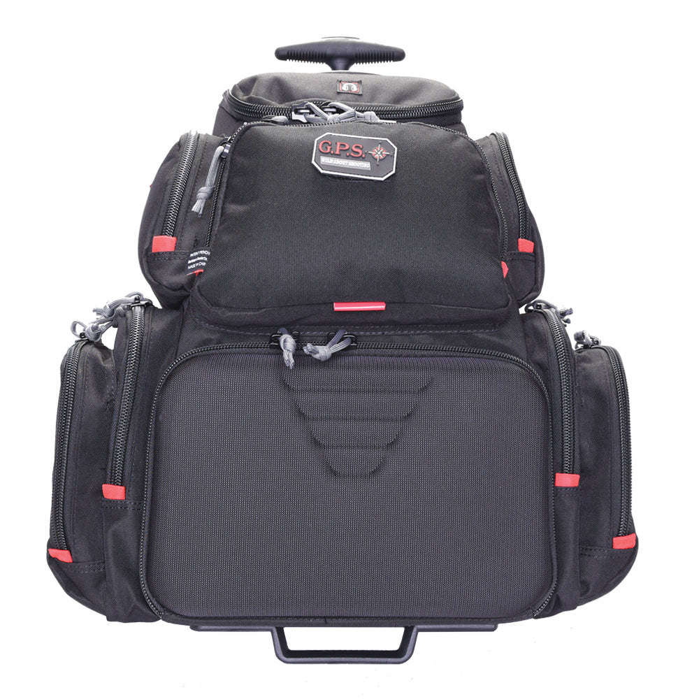 GPS Rolling Handgunner Range Backpacks Bags, Packs and Cases GPS Black Tactical Gear Supplier Tactical Distributors Australia