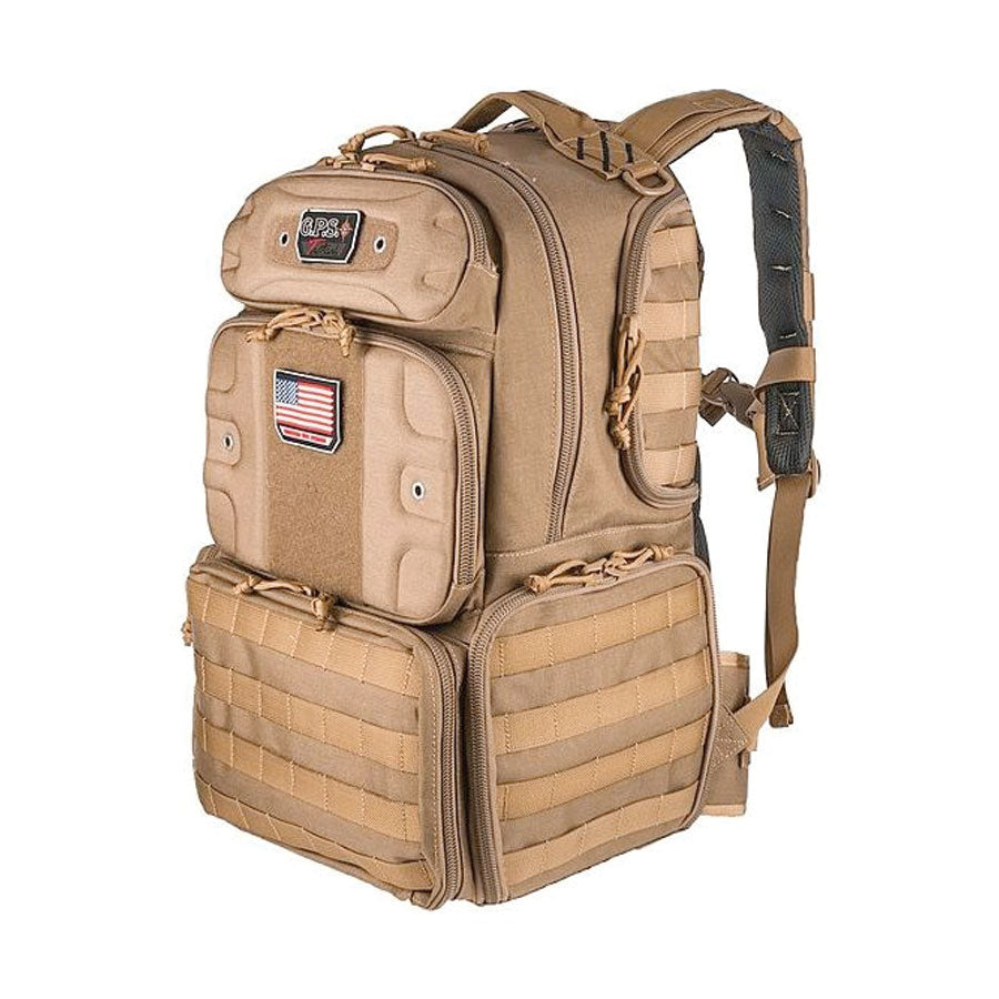 GPS Tactical Range Backpack Tall Bags, Packs and Cases GPS Tan Tactical Gear Supplier Tactical Distributors Australia